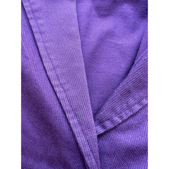 1980s-1990s Vintage Segrets Cotton Corduroy Button Down Jacket Purple Large JL - Picture 8 of 9